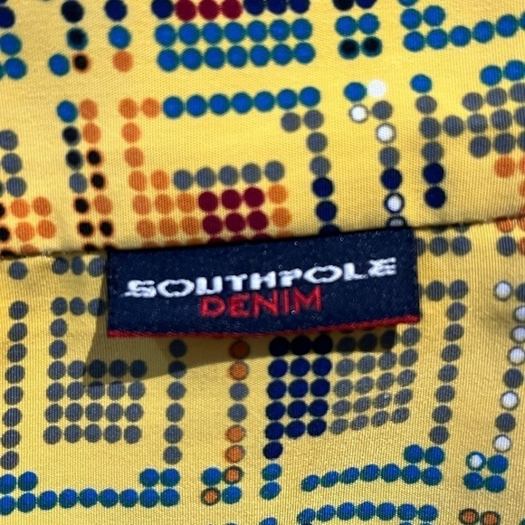 Y2K Southpole Shirt Mens XL Pac-Man Video Game Graphic All Over Print Hip Hop - Picture 9 of 12